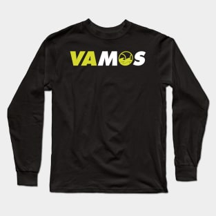 VAMOS Let's Go Tennis Design by CoVA Tennis Long Sleeve T-Shirt
